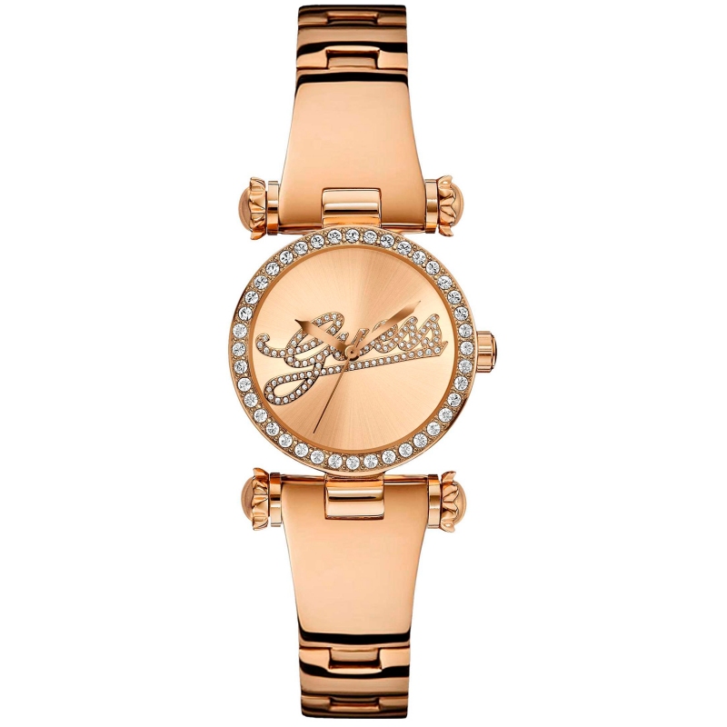 Guess  W0287l3 Reloj De Pulsera Analógico Para Mujer Color Bronze