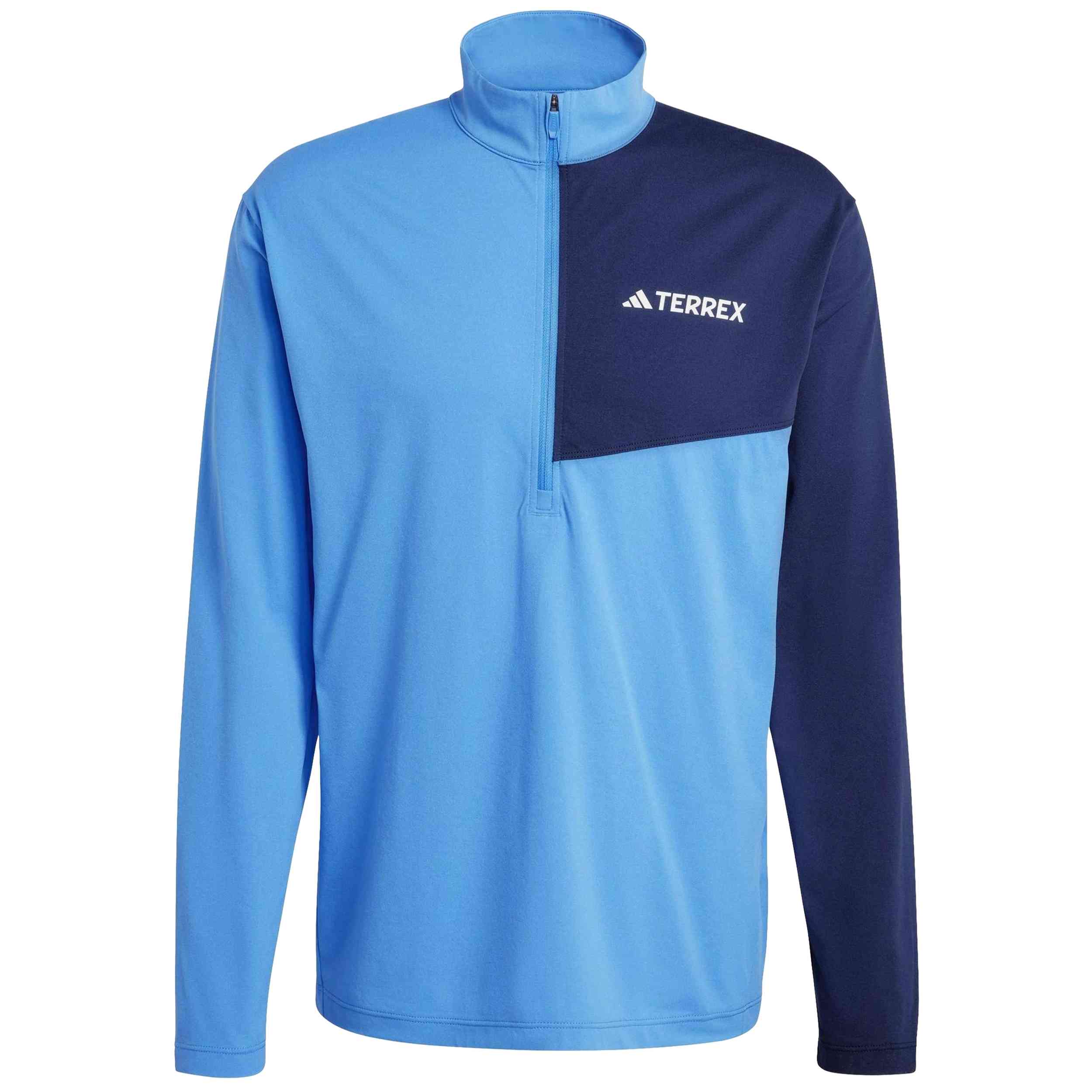 Camiseta De Manga Larga Adidas modelo Camiseta adidas Terrex Multi Climacool Half Zip manga larga azul para Hombre en color Azul