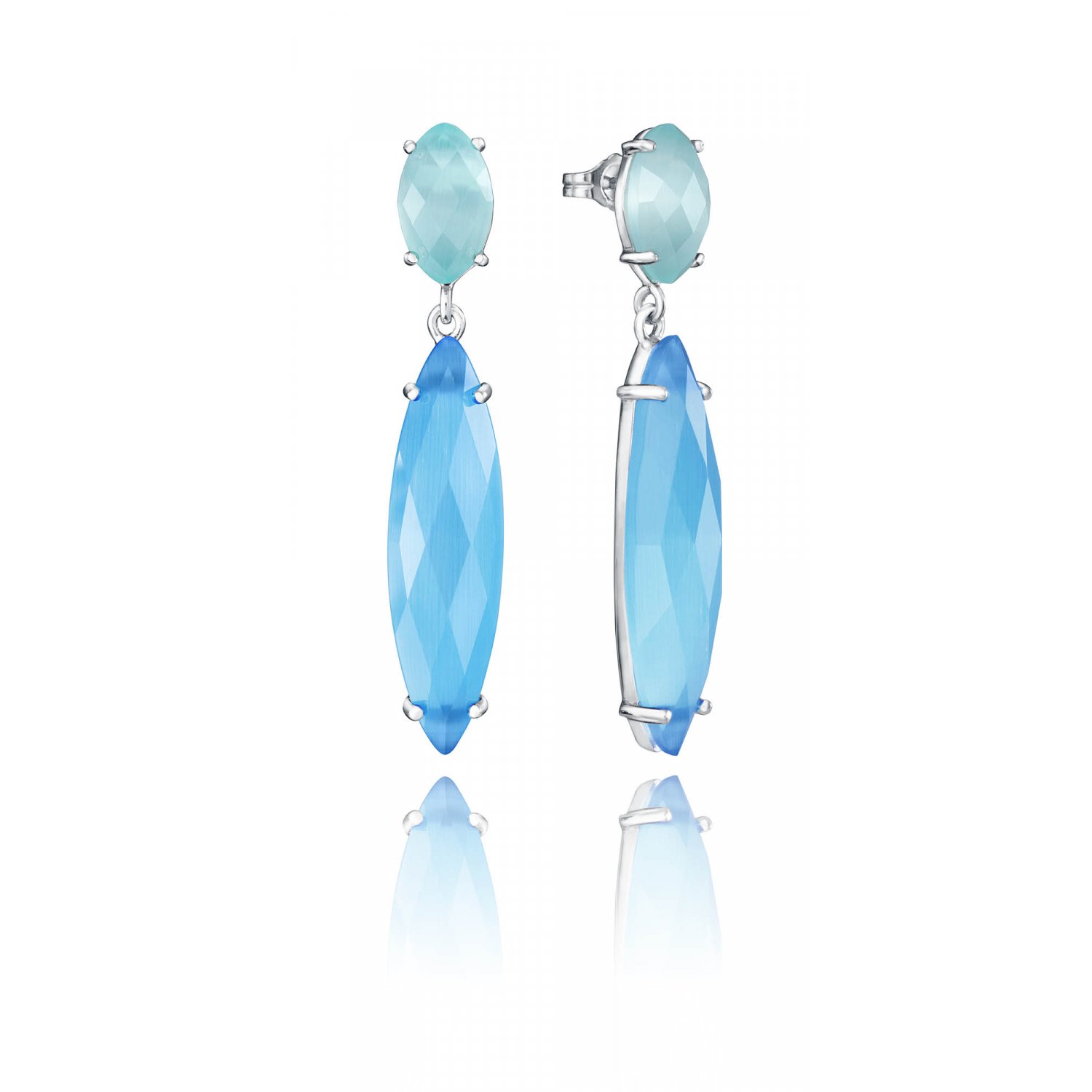 Pendientes Colgante Viceroy 9028E000-43 mujer plata Cristal