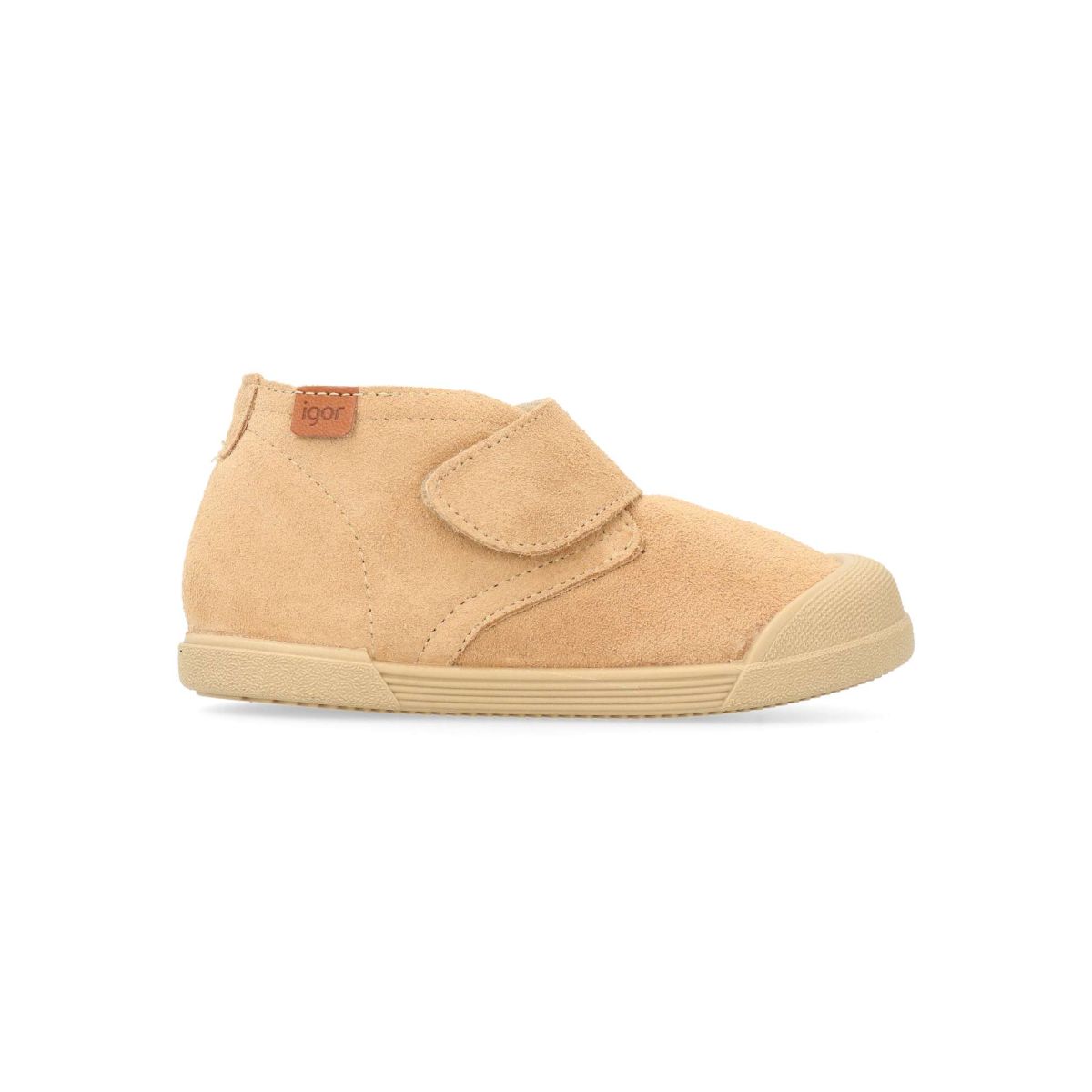 Igor - Botas para niño Igor Piel Serraje barefoot con cero drop, flexible y acolchada, puntera reforzada, respetuoso con el desarrollo natural del pie