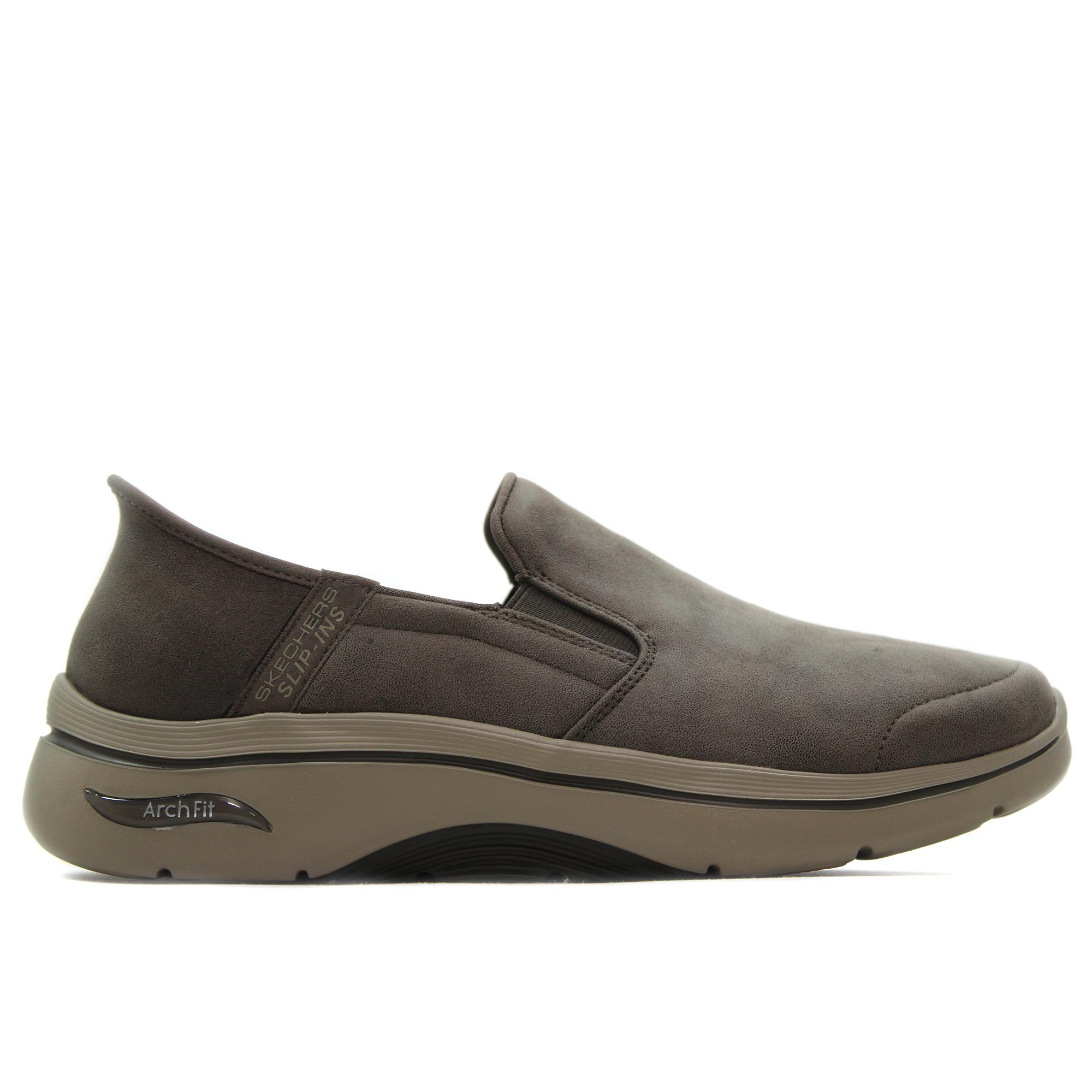Skechers 216813 Zapato mocasín de hombre,suela ancha,sin cordones,elásticos en empeine,suela de goma para caballero
