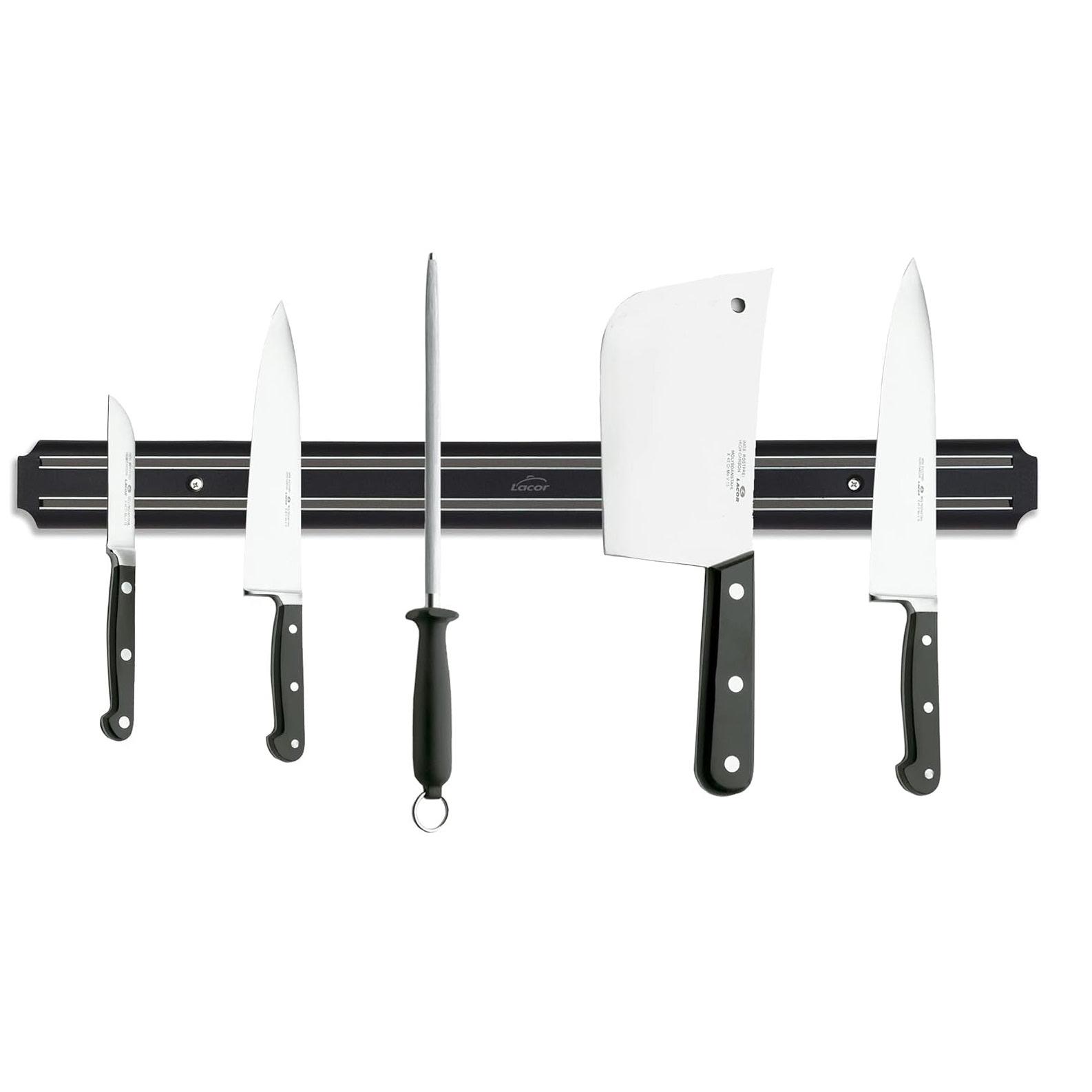 Lacor Soporte Magnético para Cuchillos de Cocina Disponible en Dos Medidas