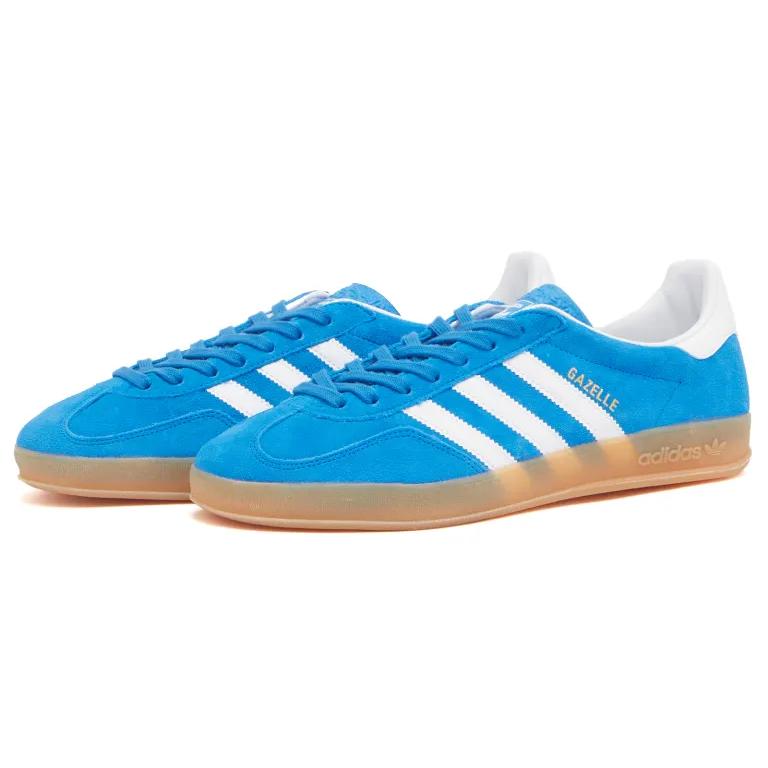 Adidas Gazelle Indoor Bluebird, White & Gum