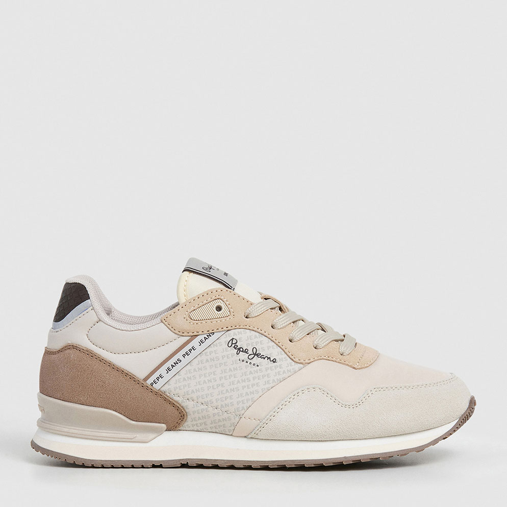 Pepe Jeans Zapatillas London Logo Beige PLS400007-IGE , para Mujer