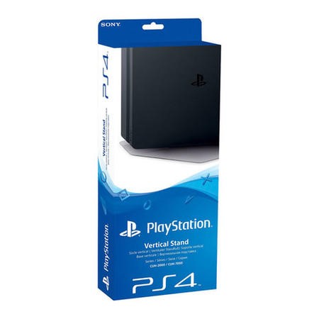 Sony Soporte Vertical Oficial para Consola PS4 Slim Pro, CUH-2000 / CUH-7000, Color Negro