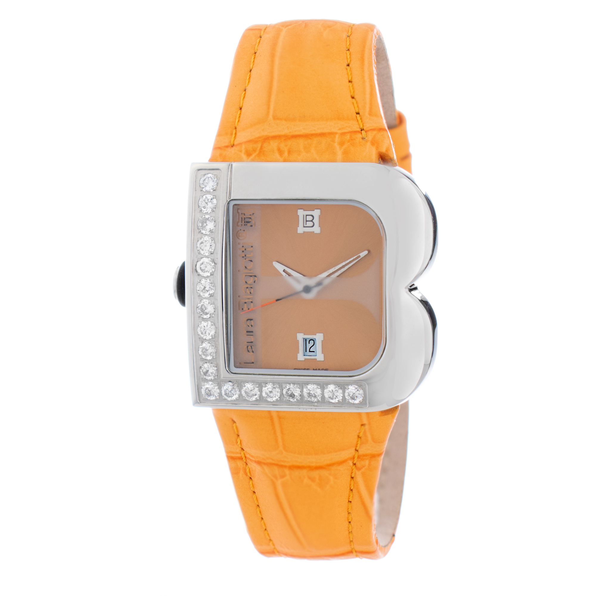 Laura Biagiotti Reloj Mujer Analogico Cuarzo con Correa de Piel LB0001L-DN