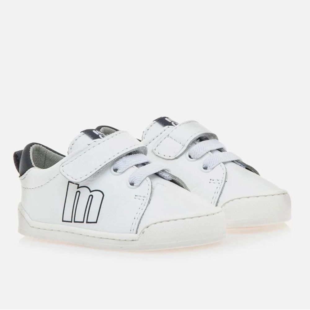 Zapatillas De Deporte marca Mustang modelo 49040 para niño en color blanco y azul