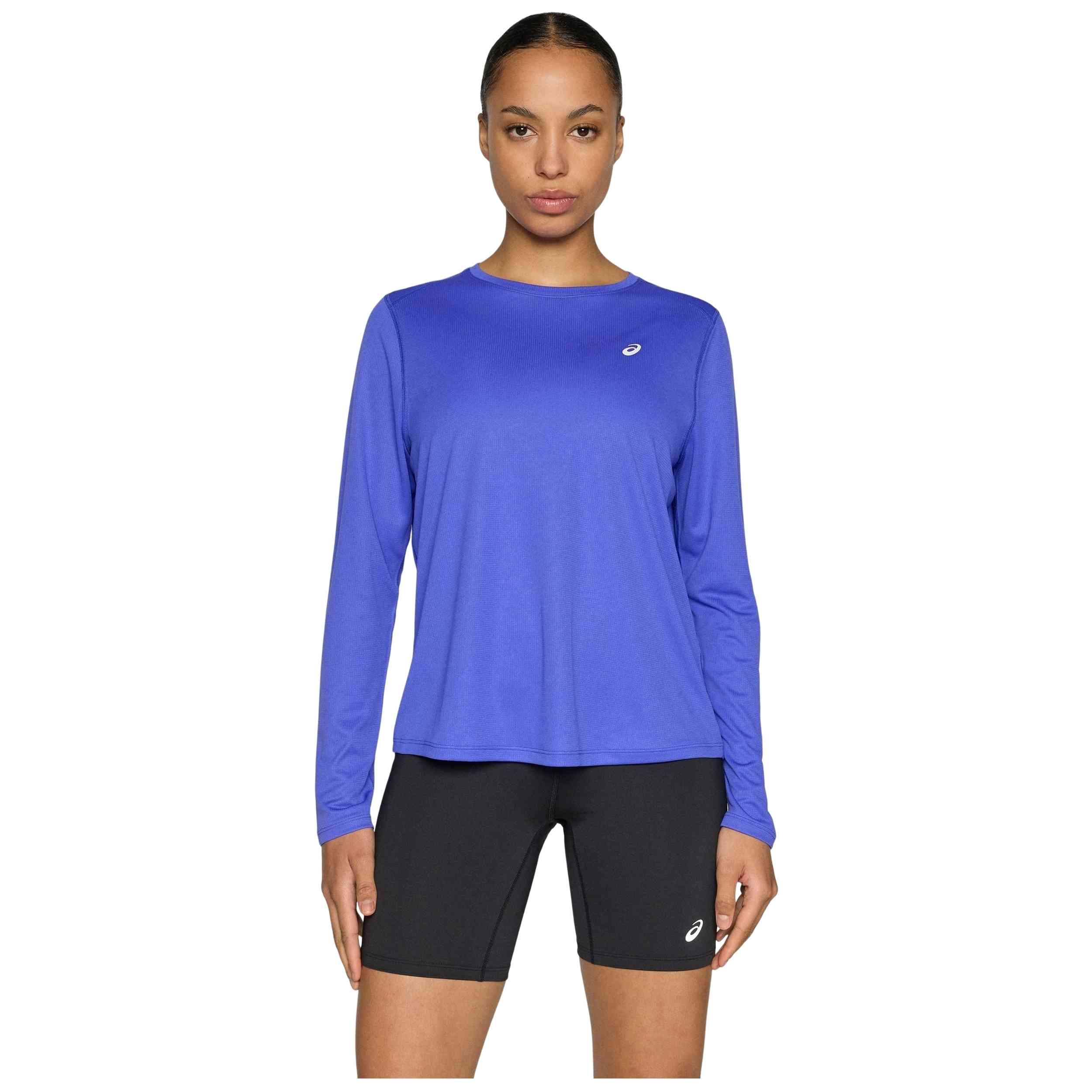 Camiseta De Manga Larga Asics modelo Camiseta ASICS Core manga larga azul ultra mujer para Mujer en color Azul