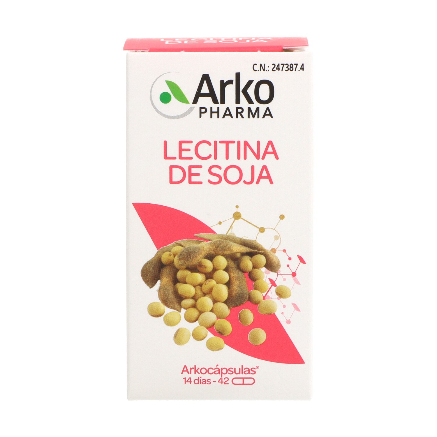 Arkopharma Arkocápsulas Lecitina de Soja 42 Cápsulas