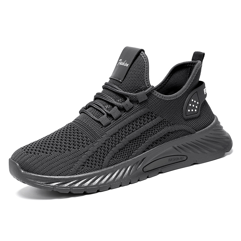 TK Zapatos Deportivos Casuales Para Hombre Transpirables Ligeros Zapatillas De Correr Al Aire Libre Tejidas Para Atletismo Y Caminar