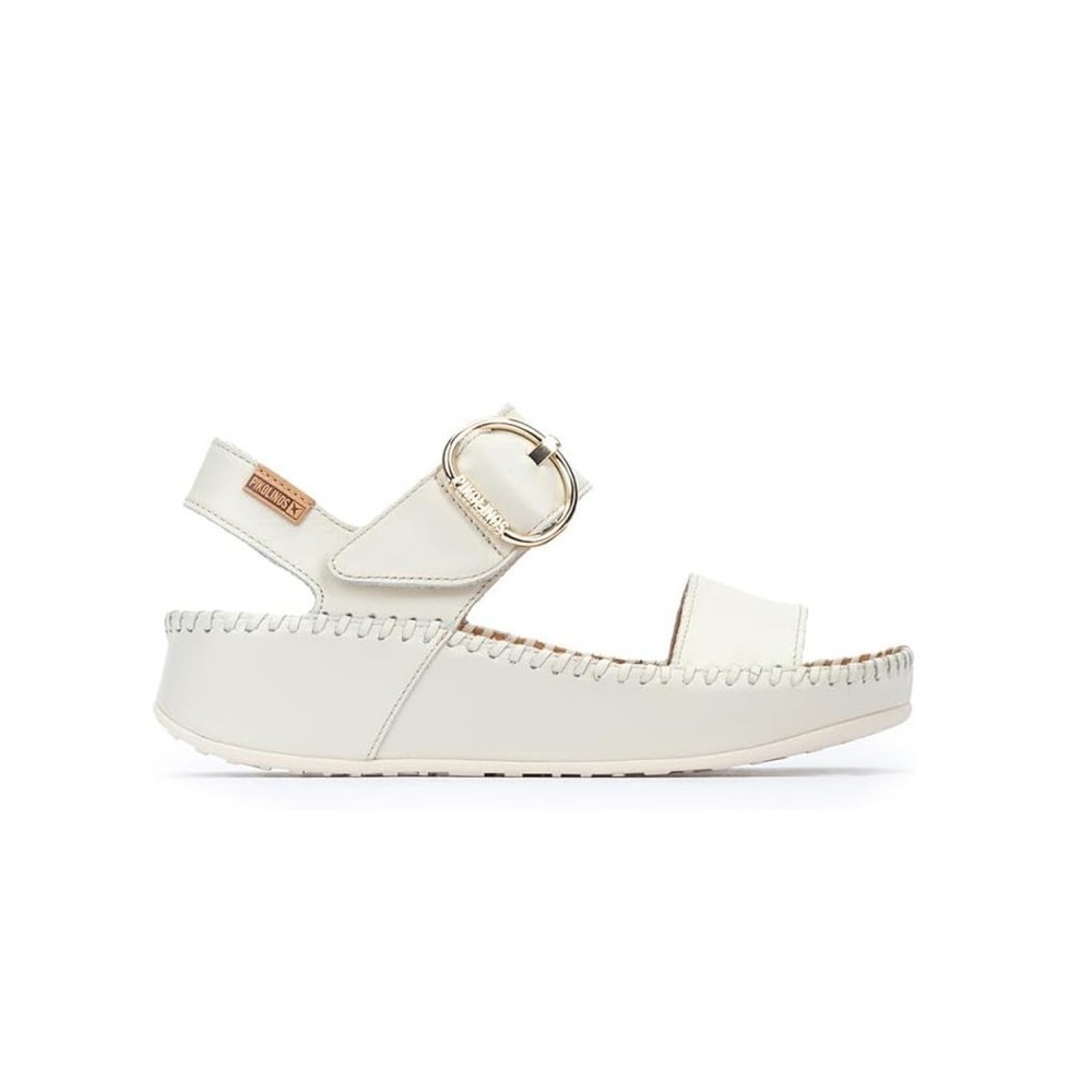 Sandalias Planas Mujer Pikolinos W1C-0709 Beig