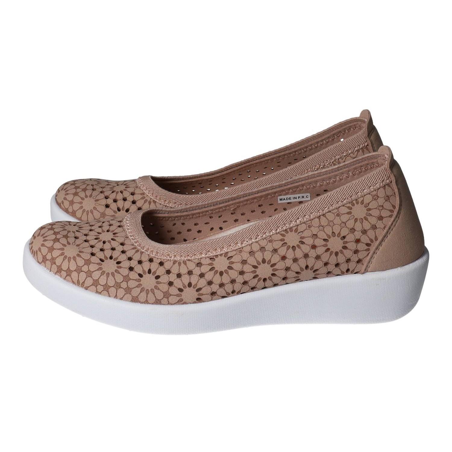 Manoletinas marca DOCTOR CUTILLAS para mujer en color nude. Manoletinas Doctor Cutillas para Mujer – Diseño Calado y Transpirable – Suela Ligera y Ergonómica