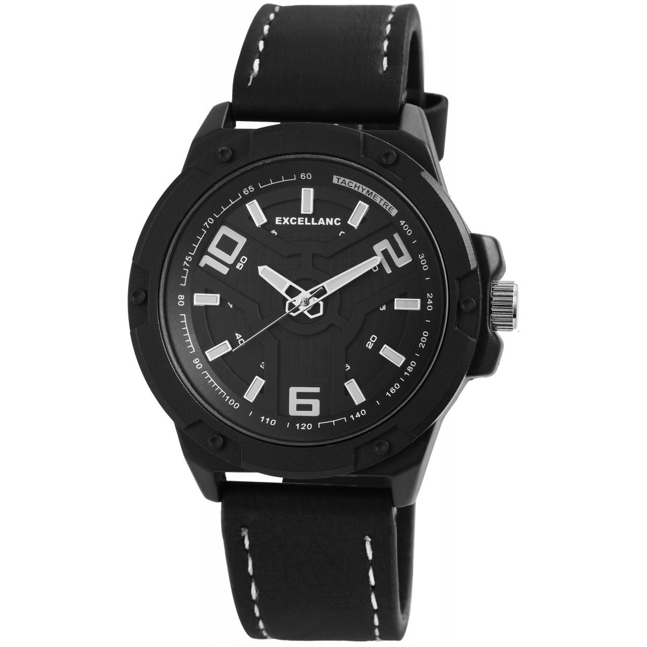 Reloj Excellanc® Hombre com Bracelete em Pele Sintética