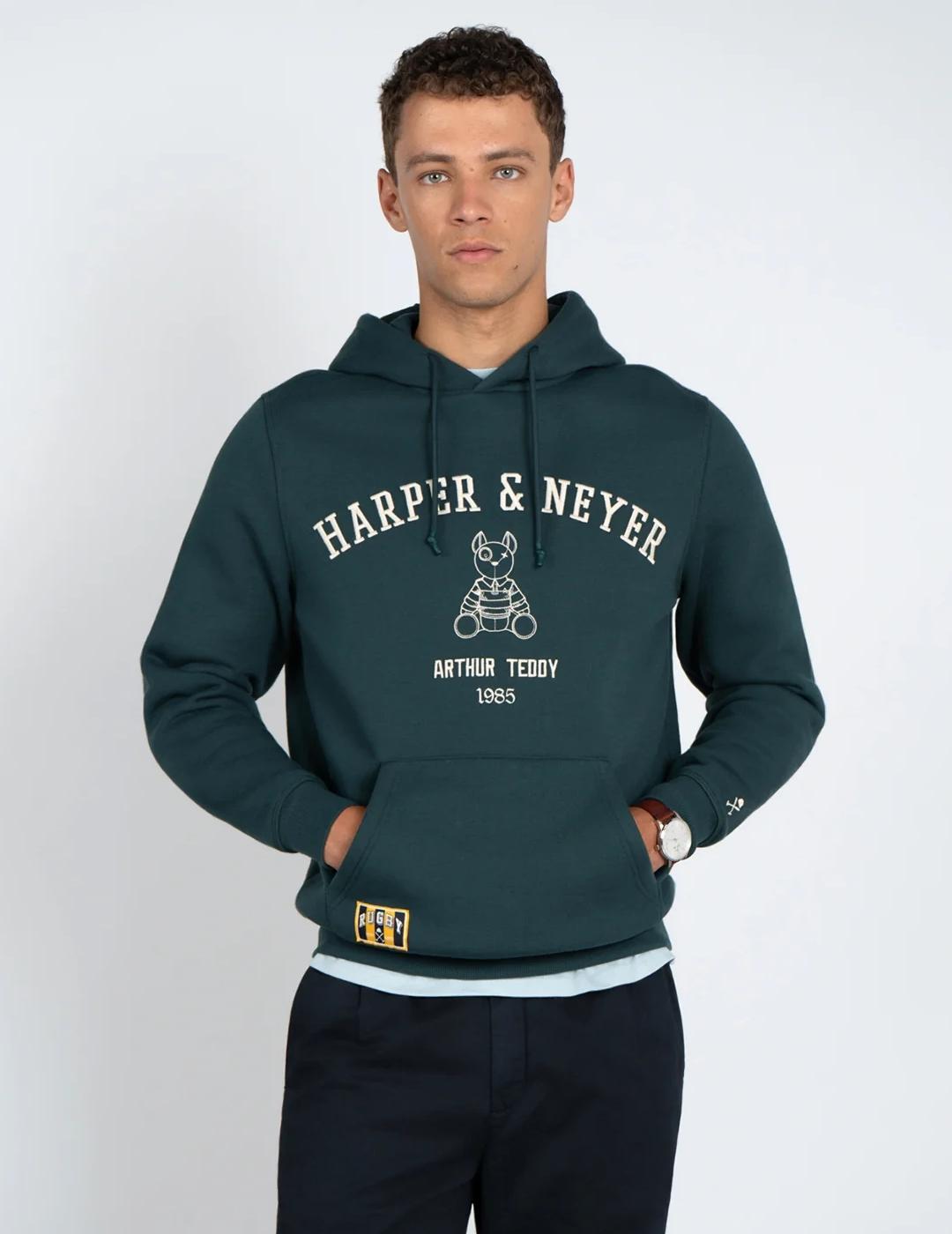 HARPER HOODIE ARTHUR VERDE BOSQUE