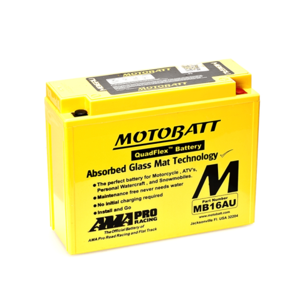 Bateria Motobatt Mb16au 12v 20.5ah Cca250a Ce U
