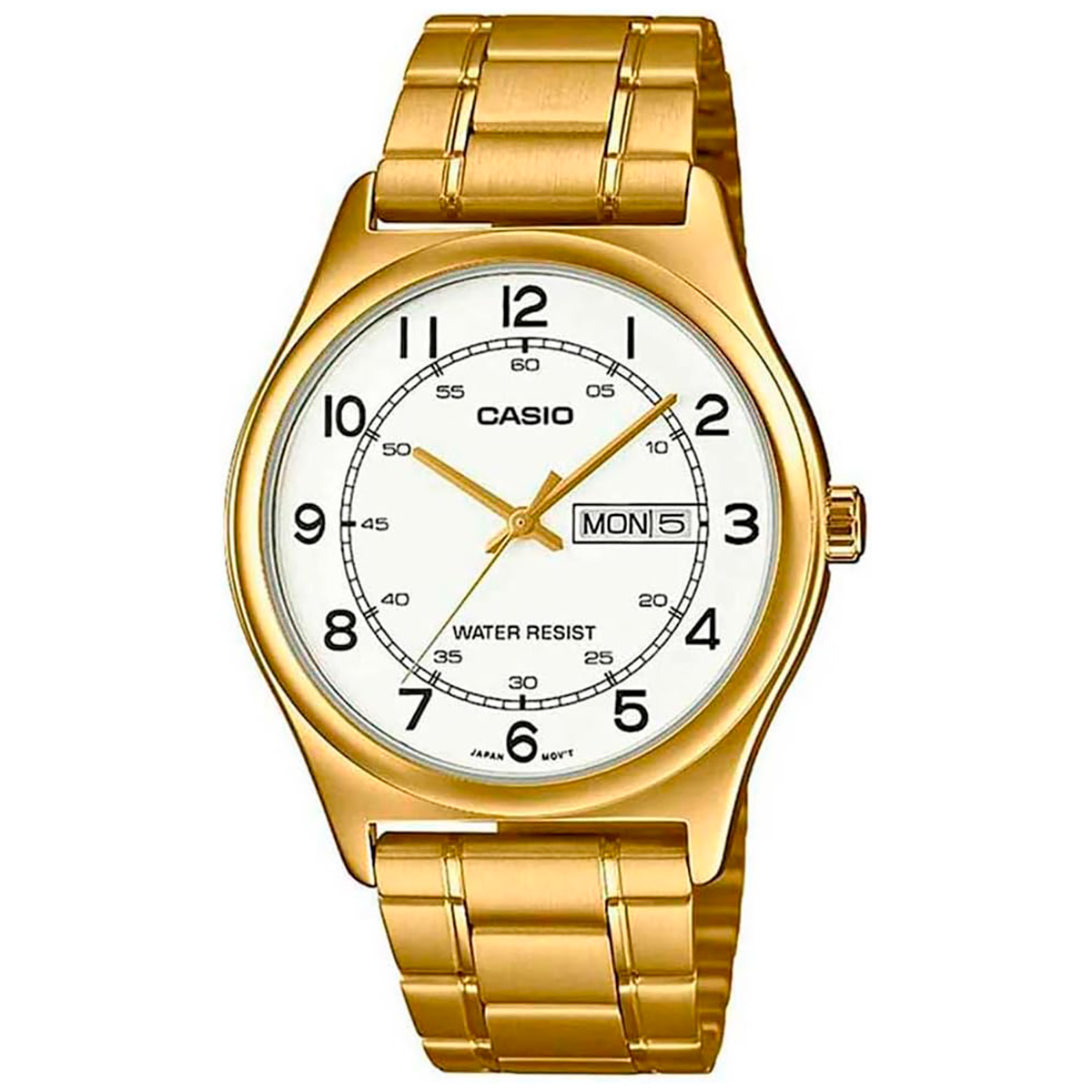 Casio  Mtp-v006g-7budf Reloj De Pulsera Analógico Para Hombre Color Dorado