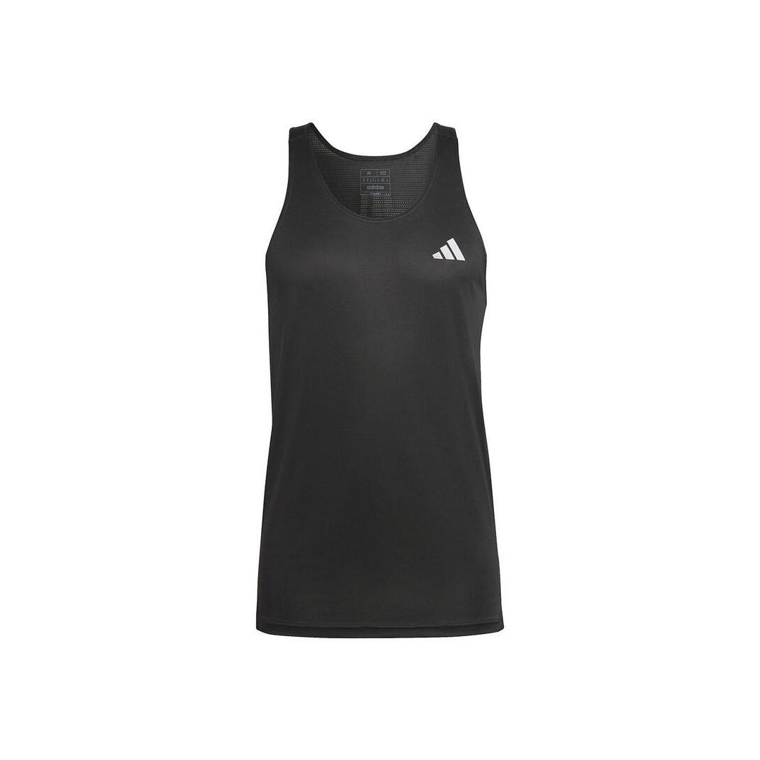 Camiseta Hombre Adidas Negra Corte Entallado | Tecnología Aeroready