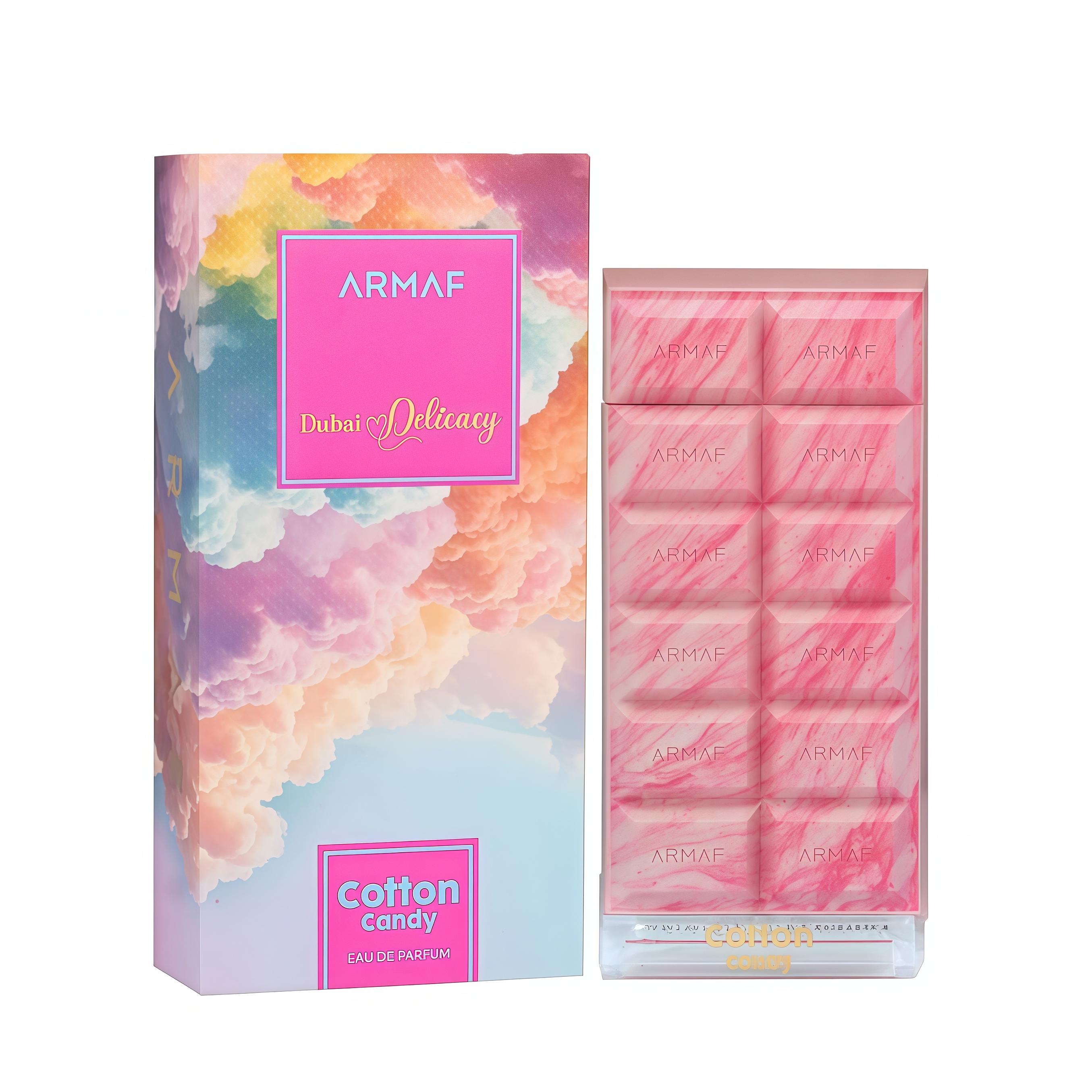 Armaf Delicacy Cotton Candy Eau de Parfum para Hombres y Mujeres Perfume Dubai Fragancia Floral Frutal Gourmand Notas de Pimienta Rosa y Jazmín