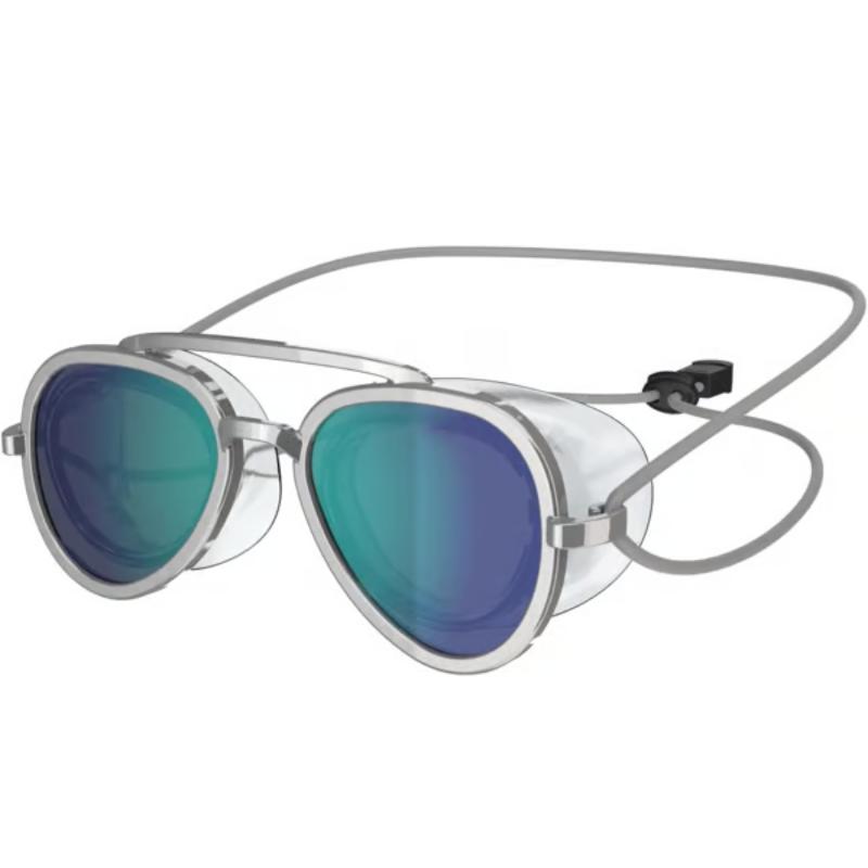 Gafas de natación antivaho para adultos, lente panorámica ancha, sin fugas, anti UV, para entrenamiento y competición