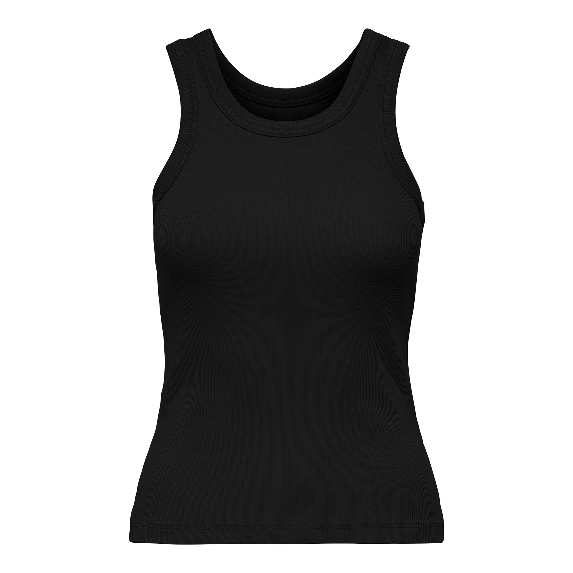 ONLY Camiseta sin mangas para mujer - ONLVAL LIFE TANKTOP, algodón, cuello redondo, corte ajustado ONLVAL LIFE TANKTOP