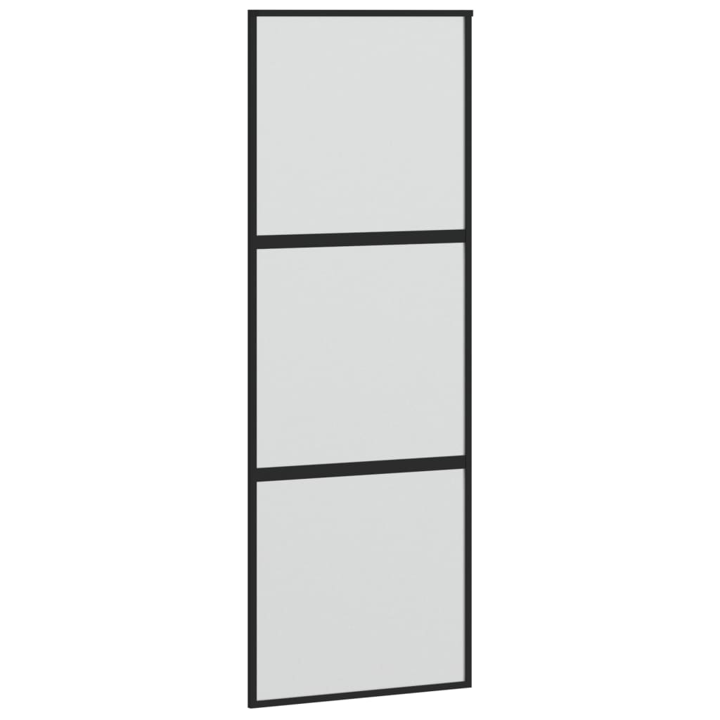 vidaXL Puerta corredera de vidrio ESG transparente y aluminio Color Dorado, Dorado y mate, Blanco y transparente y mas