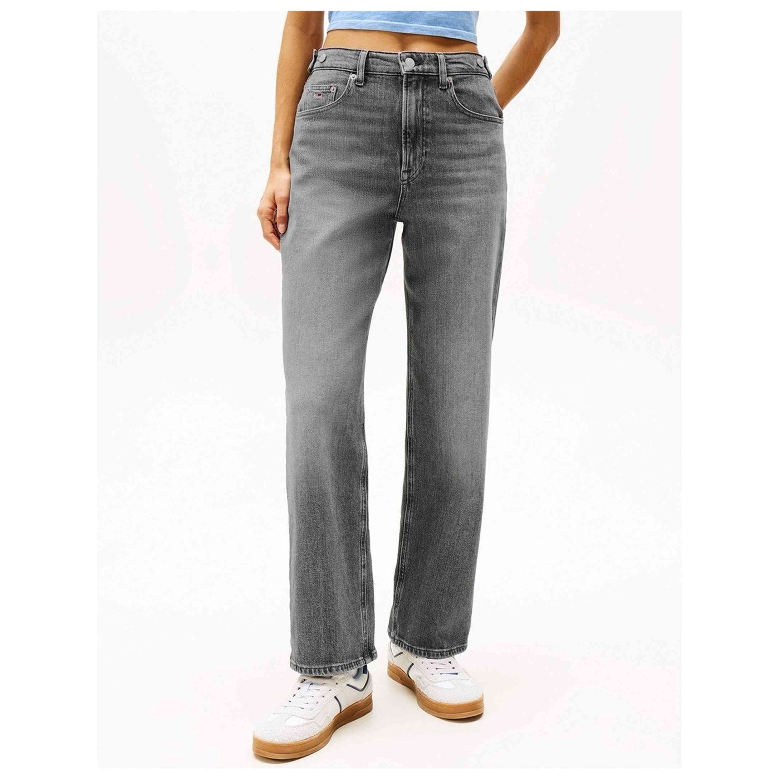 Vaqueros Jeans Tommy Hilfiger modelo Layla para Mujer en color Gris