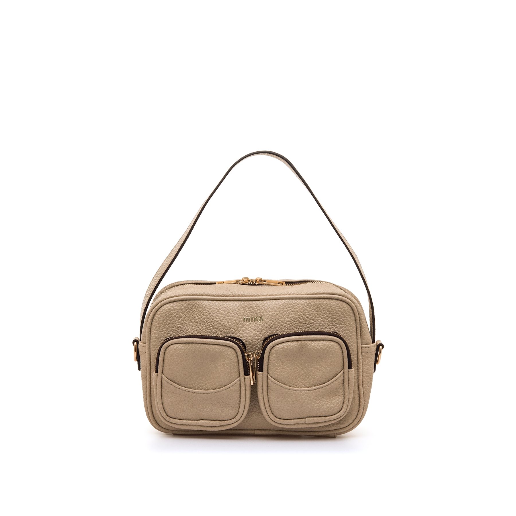 Mustang-MTNG bolsos mujer pinar beige con cierre cremallera