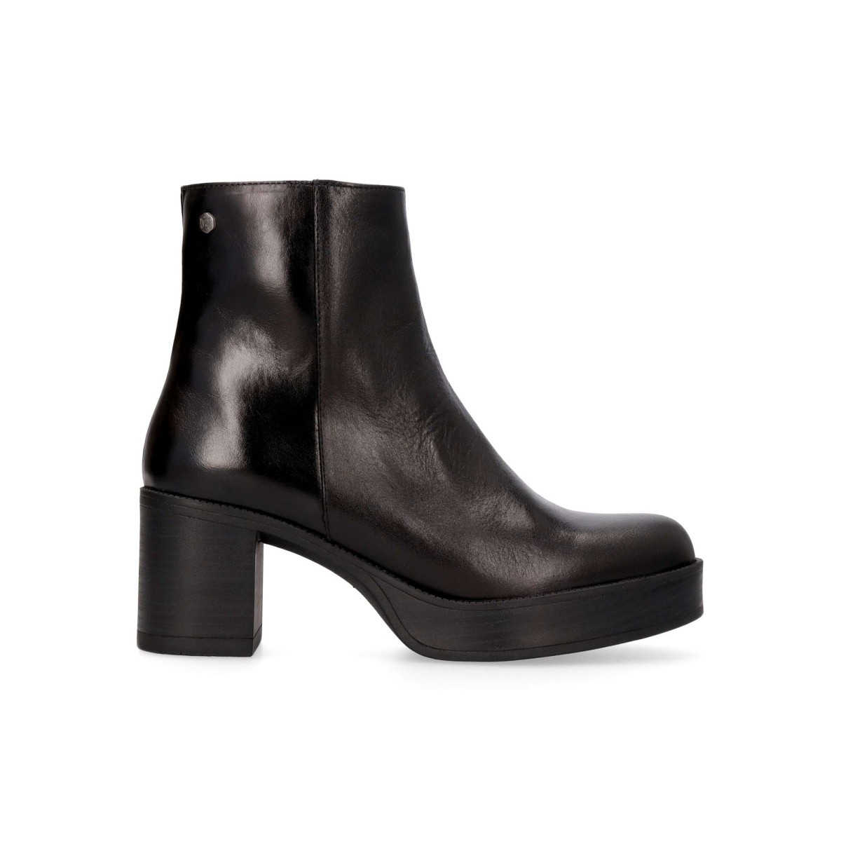 DORKING - Botines de mujer Bowy en piel con plataforma y tacón de 6,5 cm para looks elegantes y versátiles