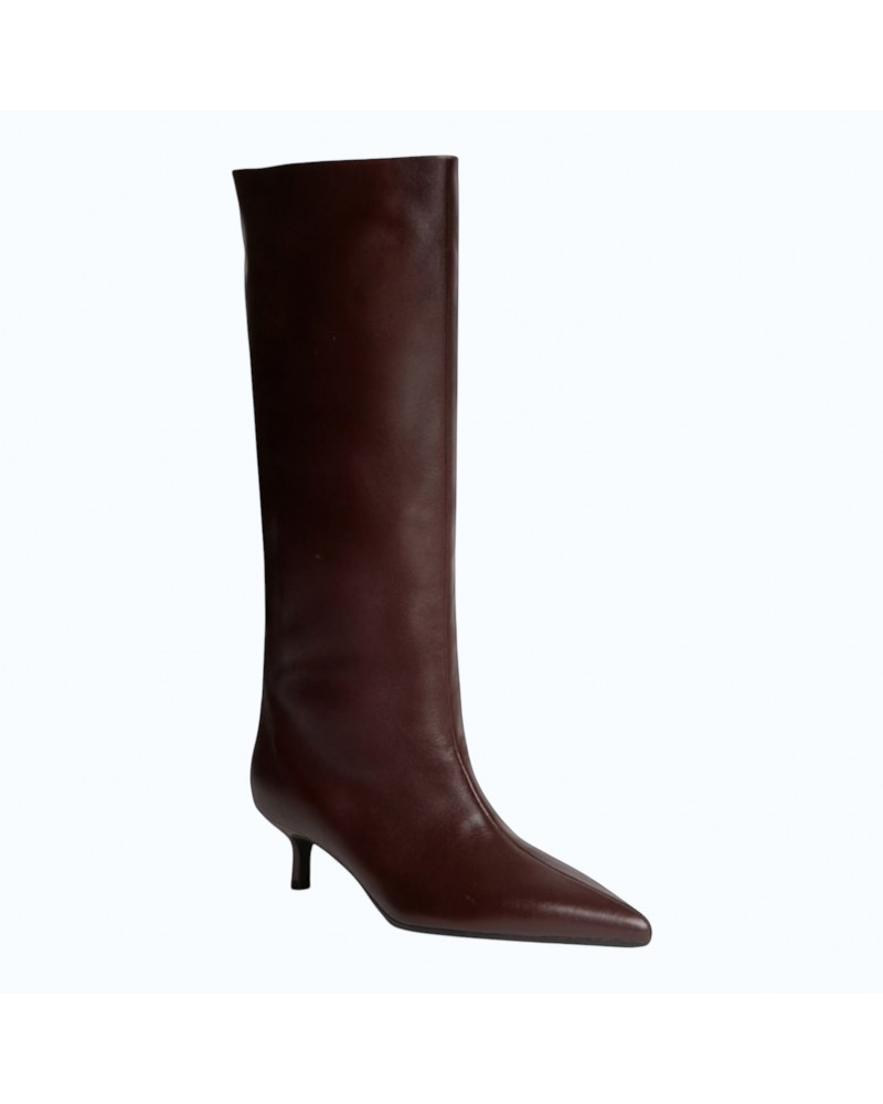 Corina - Botas largas Corina Ideal 6893 11823 para mujer con tacón bajo de 3,5 cm y cierre lateral