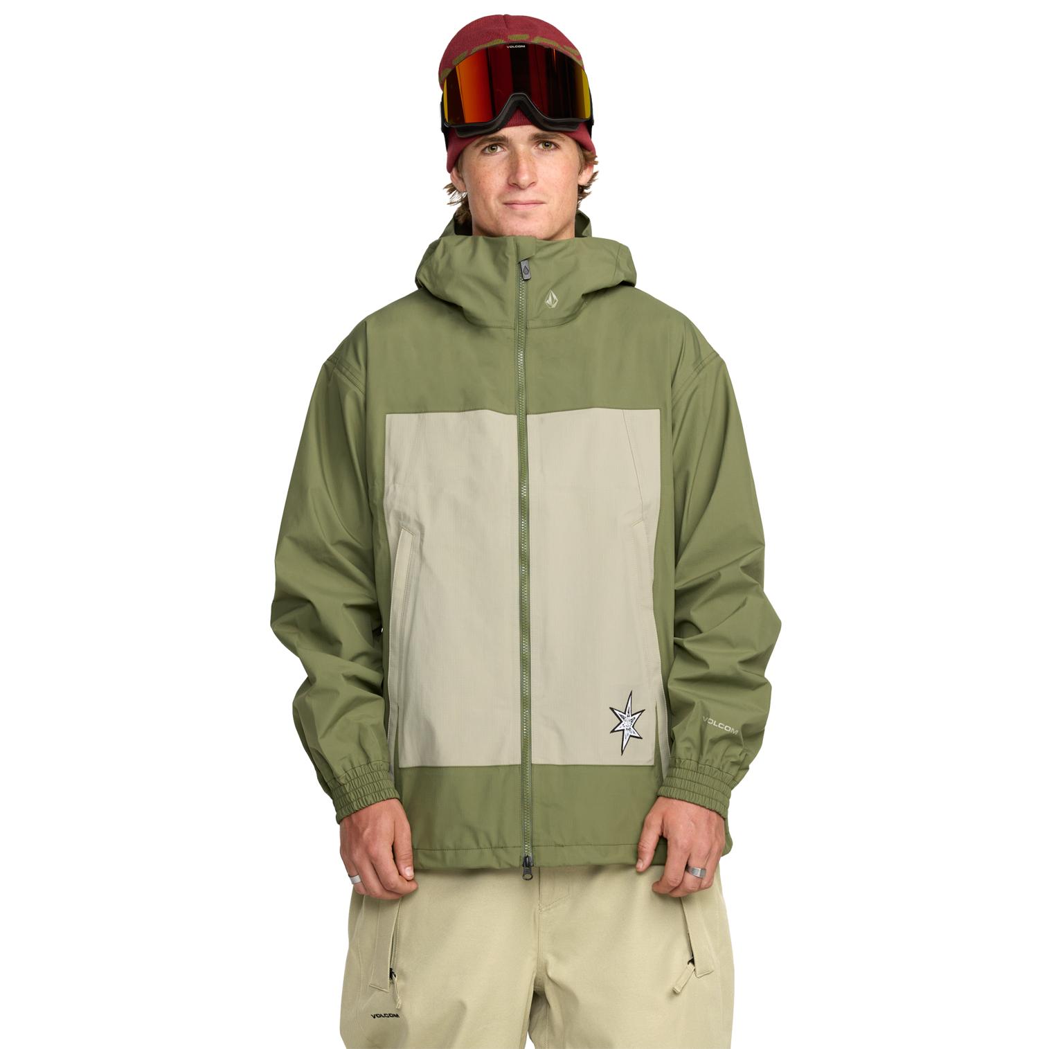 Chaquetas de snowboard Volcom Arthur 3L Jacket - Dark Olive