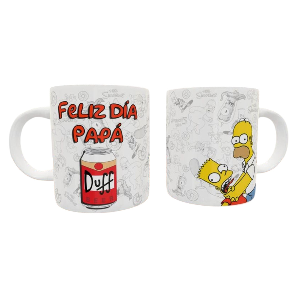 TOCAREGALAR. Taza Especial Día del Padre. Los Simpson. Para el Homer de la casa.  Regalo Original. Detalle Único.