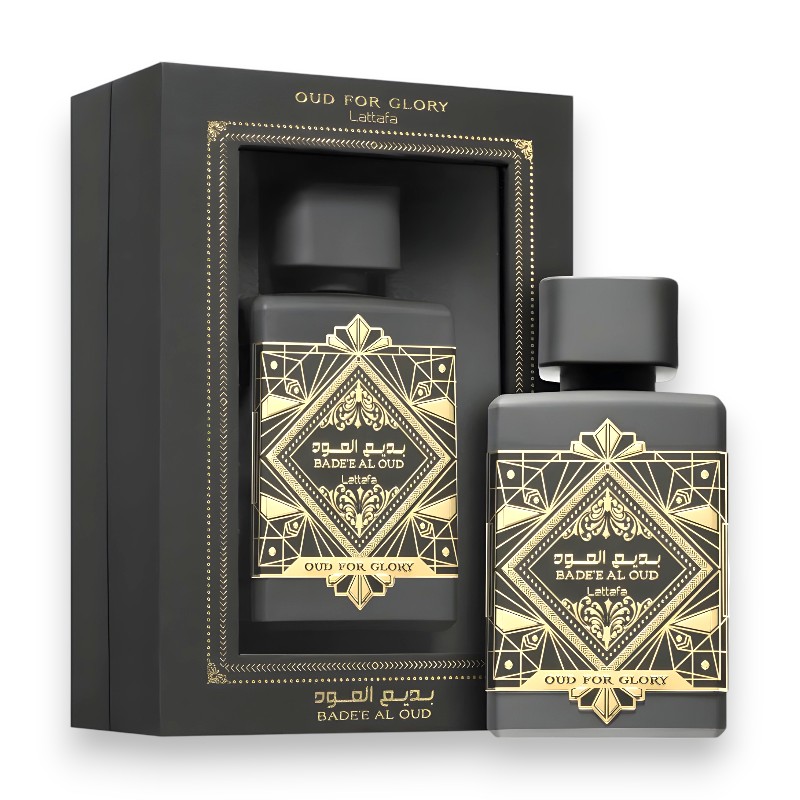 Lattafa Oud for Glory 100ml - Bade'e Al Oud - Perfume para Hombres.