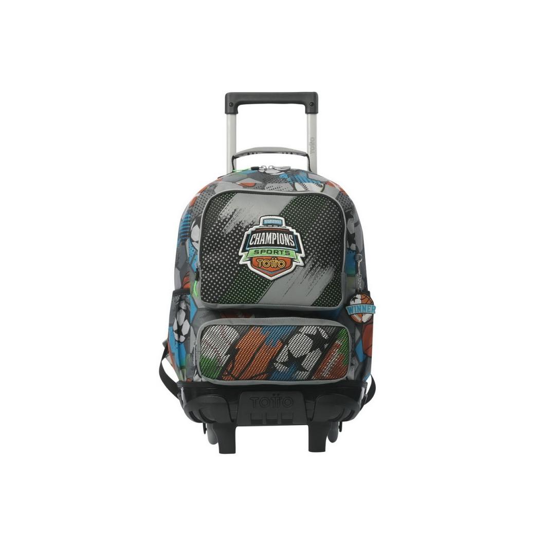 Mochila con ruedas + Power bank Multisport M 29,5x41,5x19 cm.