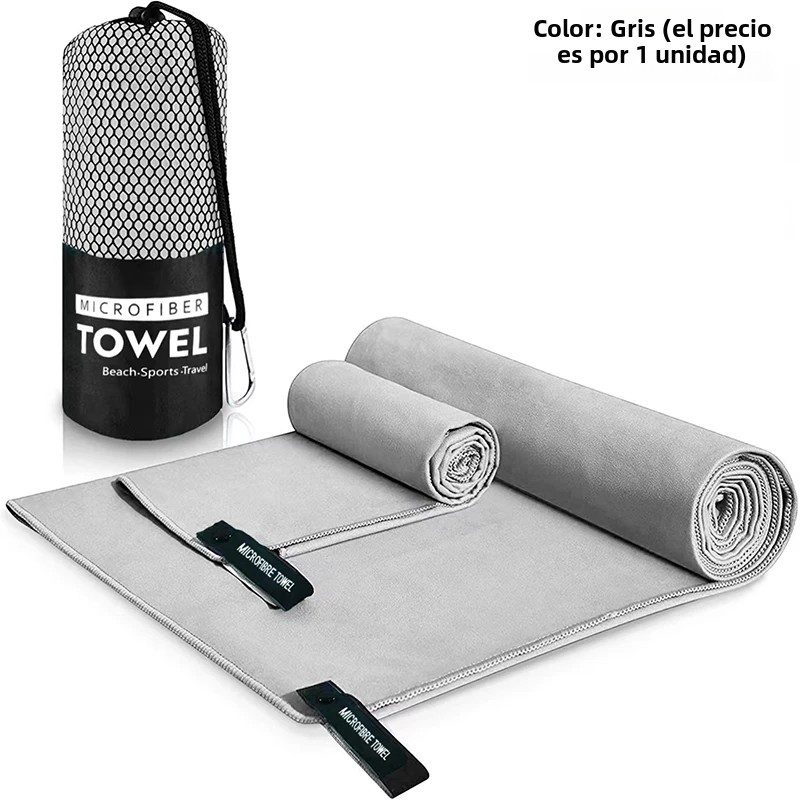 OmHome Toalla Deportiva Secado Rápido 40x80/76x152CM Azul Gris Verde Naranja Para Natación Gimnasio Camping Correr Playa Toalla De Lavado