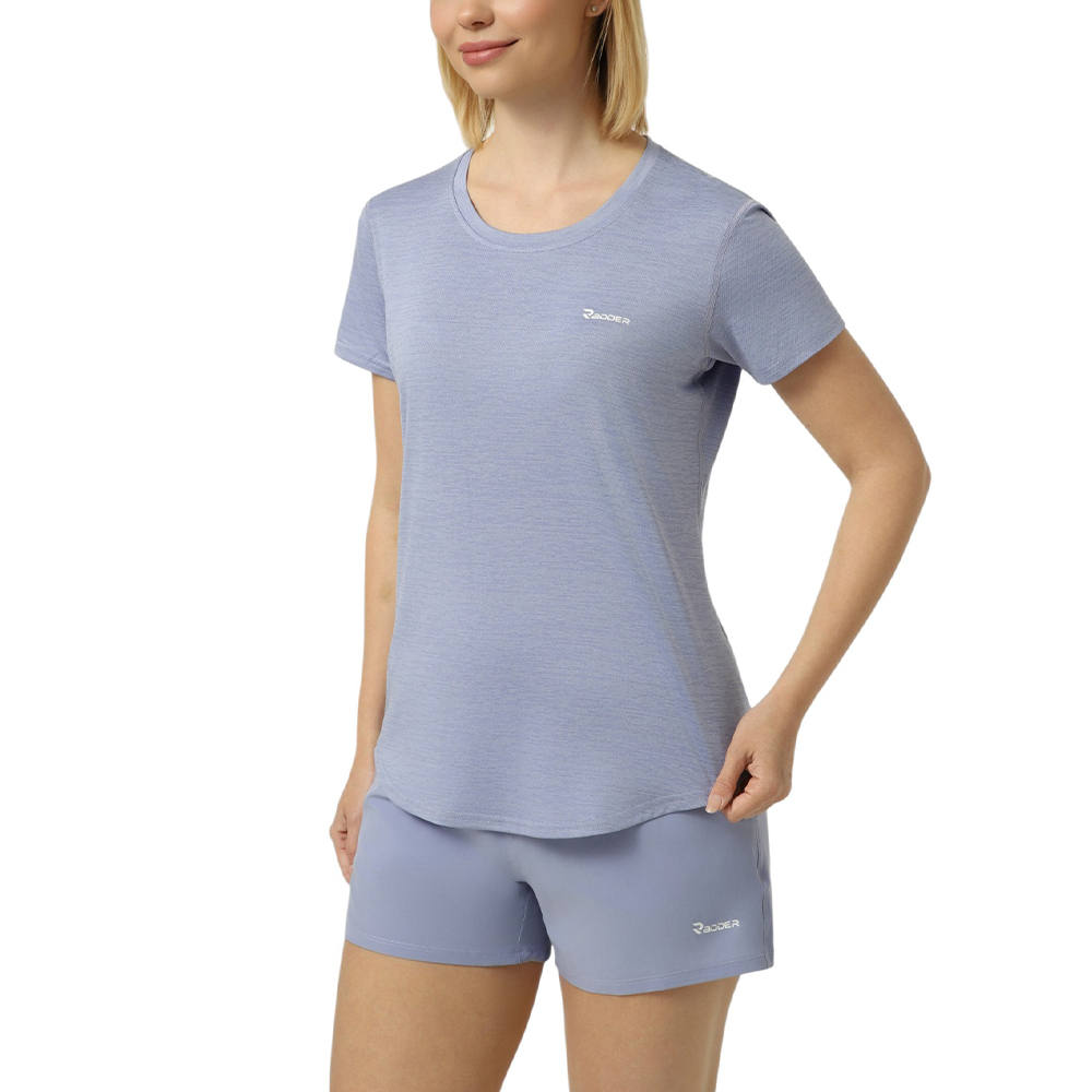 Camiseta de Mujer Radder Dexora - Tejido de punto sintético de alta calidad compuesto por un 94 % de poliéster y un 6 % de elastano