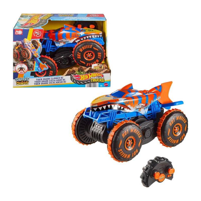 Hot Wheels – Radiocontrol Tiburones vs. Dinos Tiger Shark RC Hot Wheels.