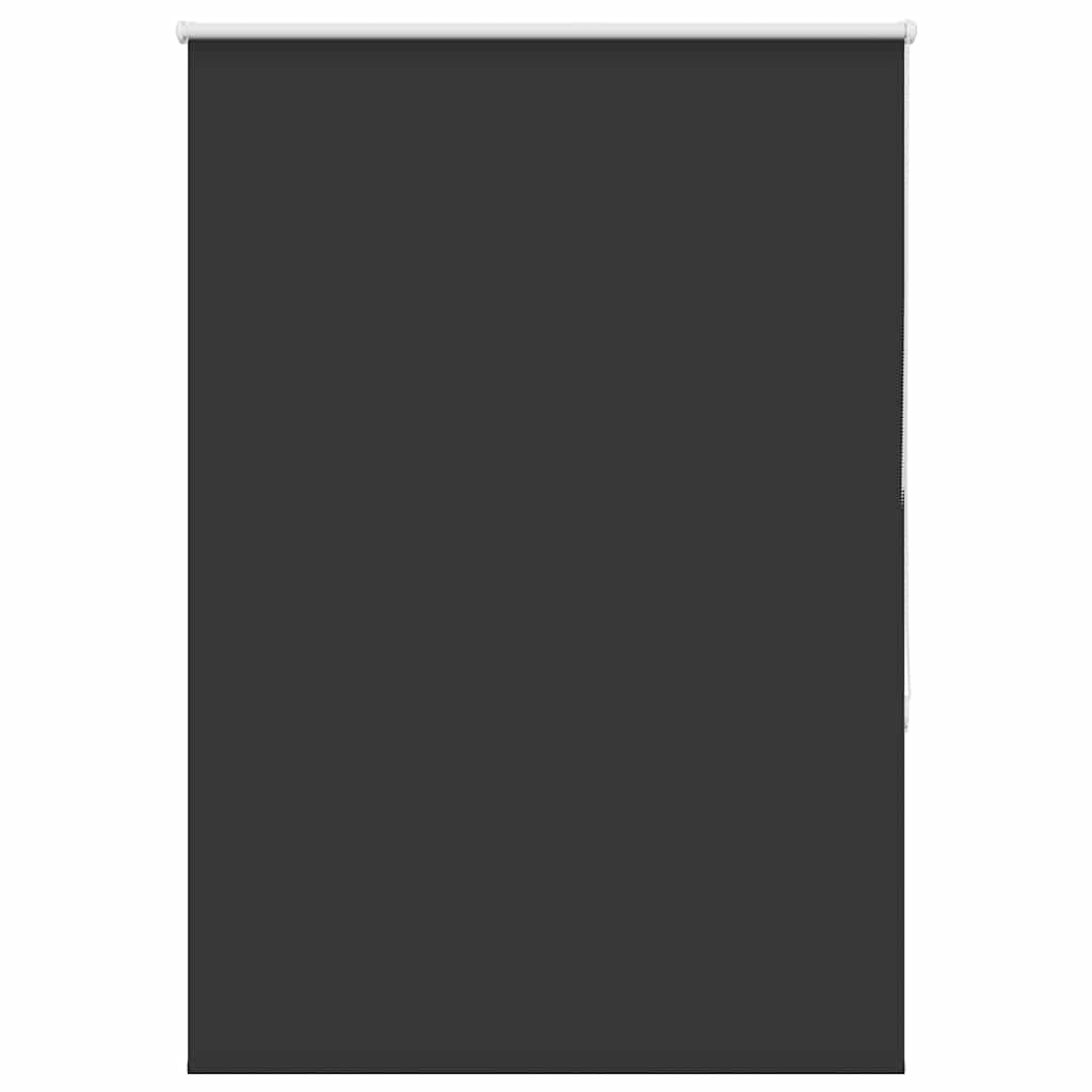 vidaXL Estor Enrollable Opaco negro 100x150 cm Tela Ancho 95,7 cm