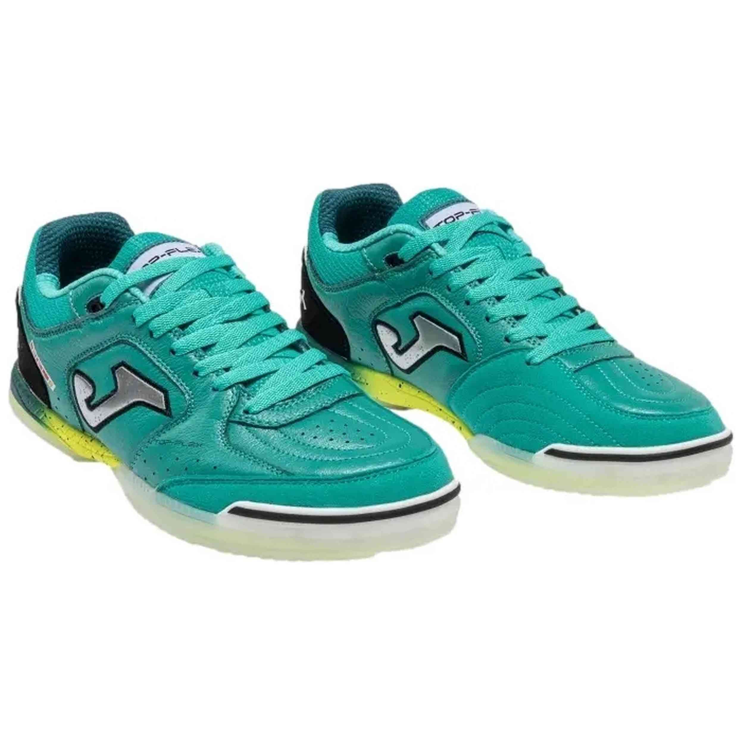 Calzado Joma modelo Top Flex 2627 Turquesa Indoor en color Verde