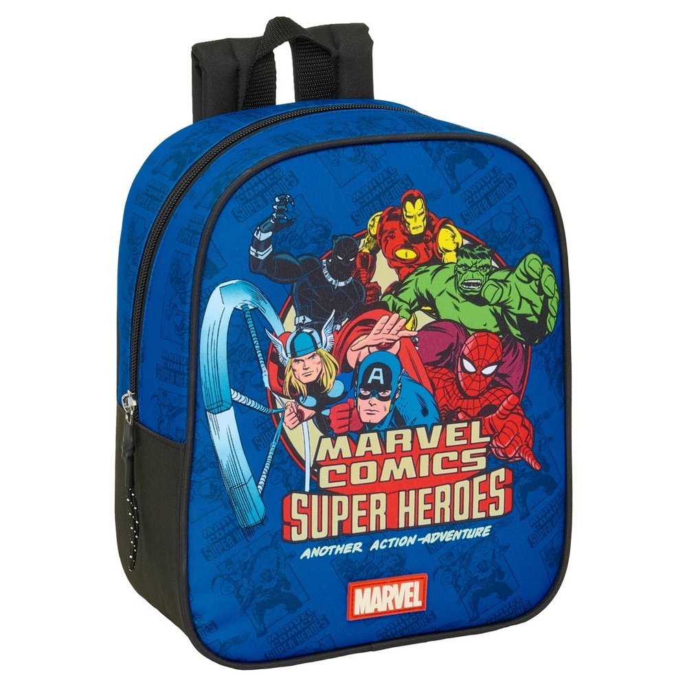 SAFTA  MOCHILA GUARDERIA 27X22 ADAPT. A CARRO AVENGERS AVENGERS 10x22x27 Cms.