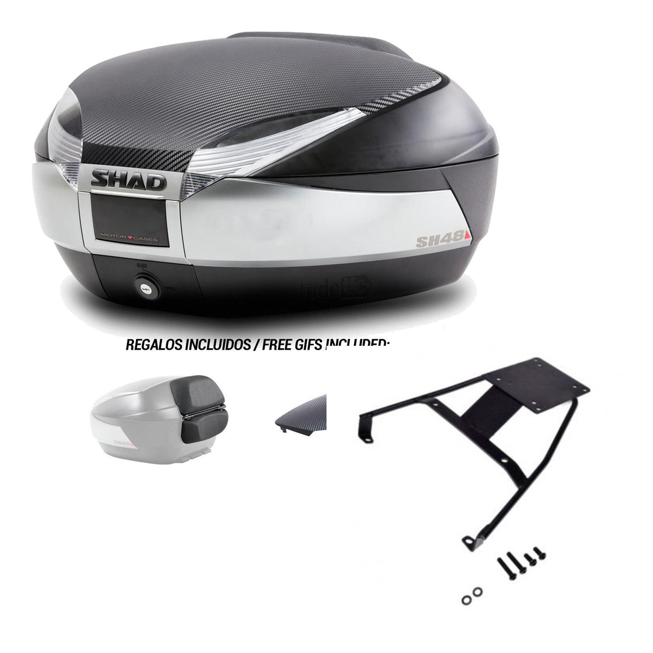 Baul Trasero + Herraje Montaje Sh48 KIT-180414