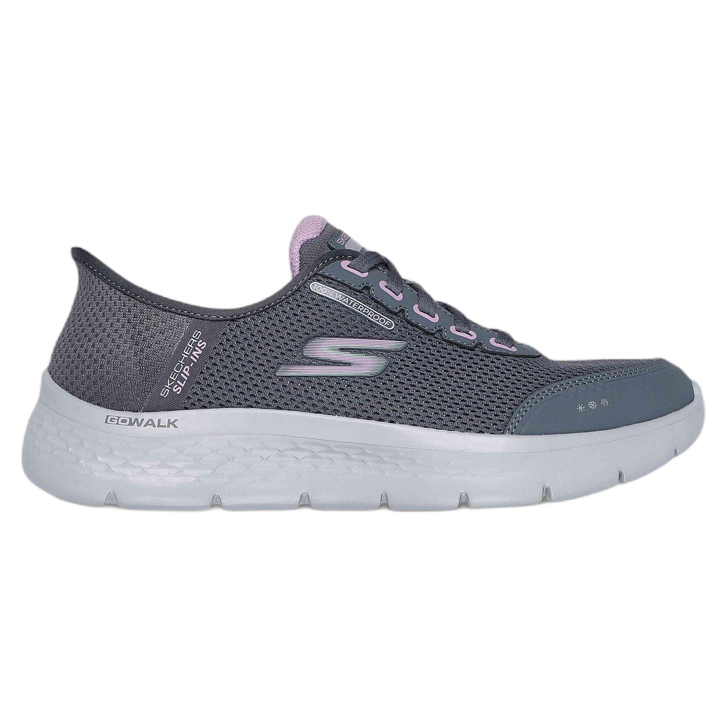 Zapatillas Sneakers Skechers modelo 124846CCLV para Mujer en color Gris