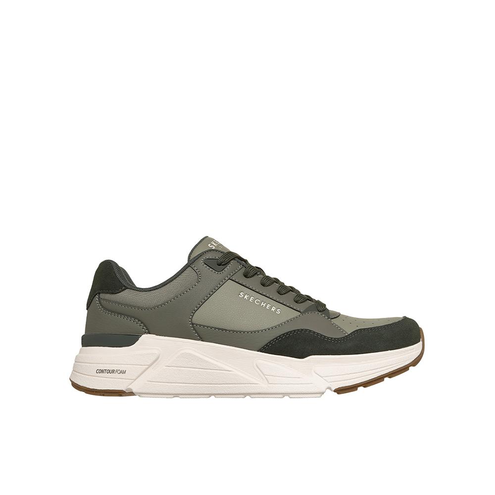 Skechers Zapatilla Rovino Lite - Cool Two the Core Verde Hombre modelo 183430_OLV con suela de 3cm 88450
