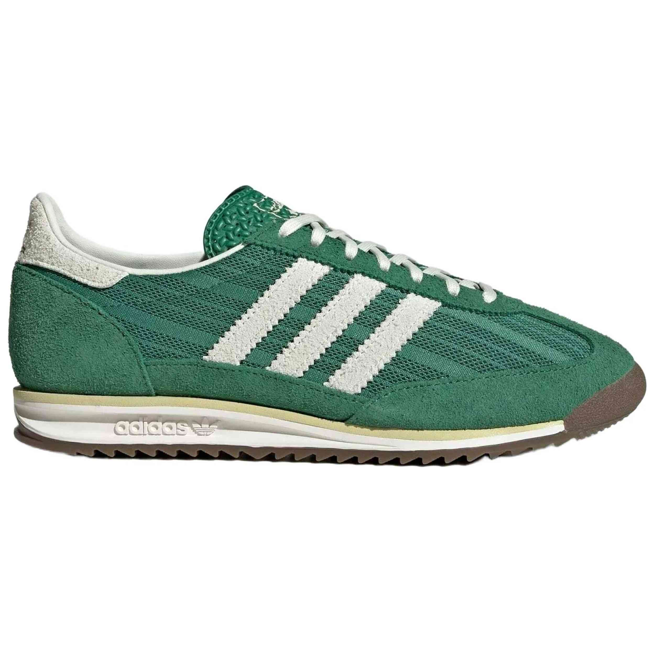 Zapatillas Adidas modelo SL 72 OG "Blanch Green / Off White / Dual Yellow" para Mujer en color Verde