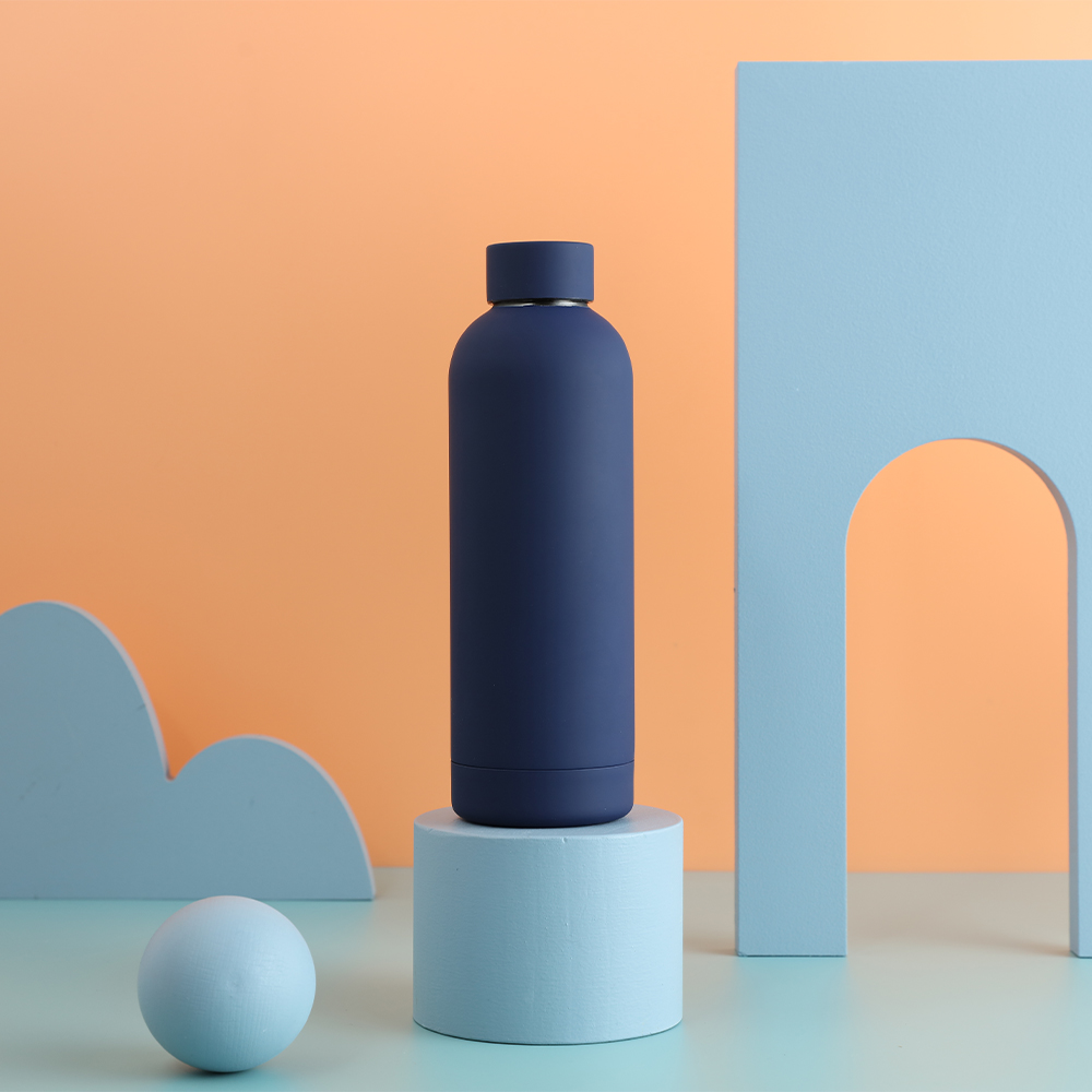 CA Termo Deportivo Watersy De 500ML Arce Inoxide With Boquilla Para Mantener Frío Térmica Portátil Para Gimnasio Y Agua