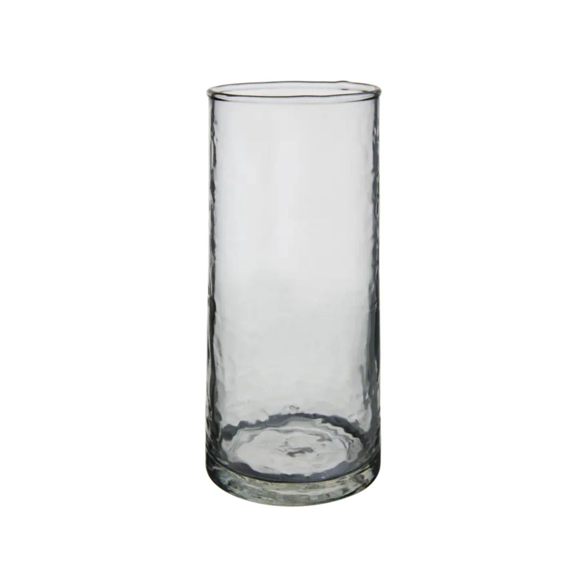 Vaso de Cristal Soplado a Mano Affari of Sweden - 15,5 cm, Pieza Artesanal Única con Acabado Rugoso, Ideal para Cócteles y Refrescos (Verde, Rosa o Transparente)