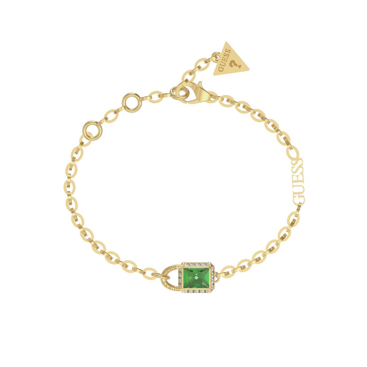 Guess Pulsera Mujer Shiny Padlock De Acero Dorado Jubb02195jwyggns