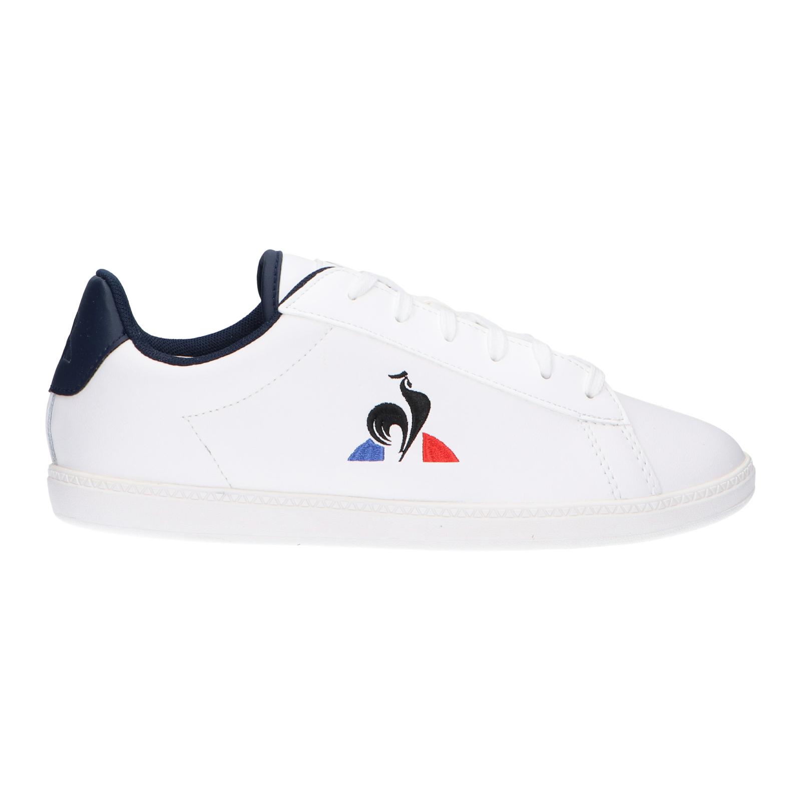 Le coq sportif women's and girls and boys' sneakers 2020241   Courtset gs optical white-dress blue