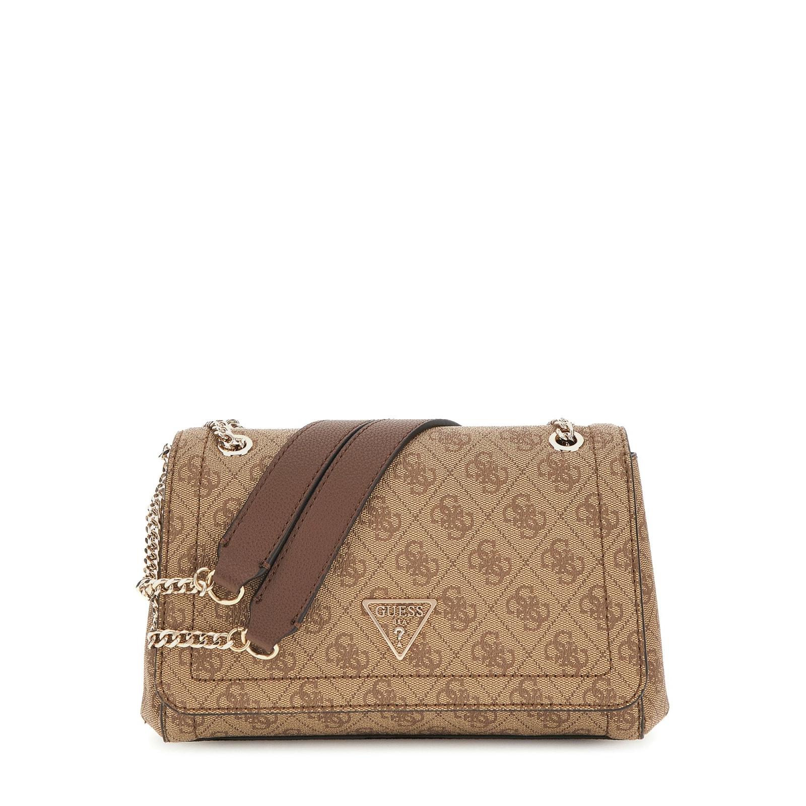 Bolso Guess Noelle II Cnvrtble Xbody Flap Marrón HWBG9672210-LTLO