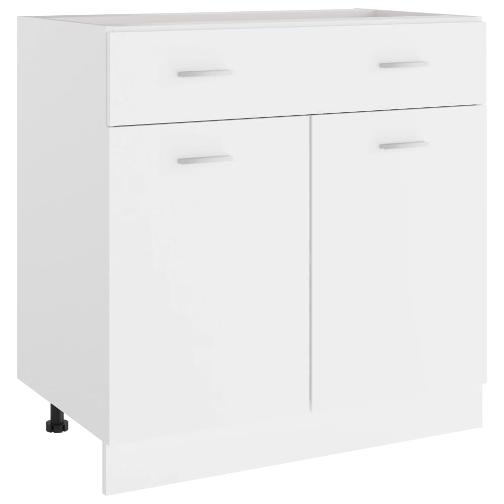 vidaXL Cajón inferior "Lyon" blanco 80x46x81,5 cm Madera de ingeniería
