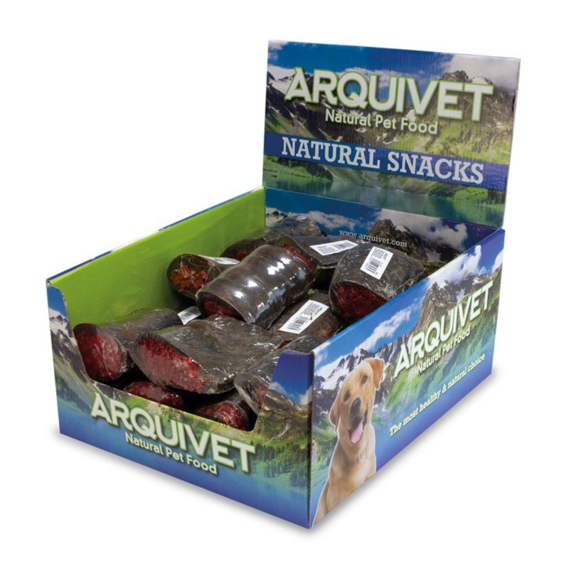 Arquivet - Cuernos de Búfalo rellenos de Palito de Piel 8 cms/ 20 Uds